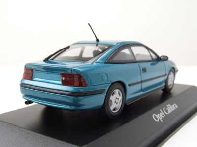 Opel Calibra 1989 türkis metallic Modellauto 1:43 Maxichamps