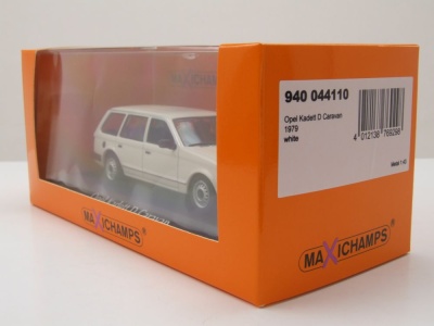 Opel Kadett D Caravan Kombi 1979 weiß Modellauto 1:43 Maxichamps