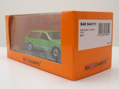 Opel Kadett D Caravan Kombi 1979 grün Modellauto 1:43 Maxichamps