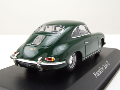 Porsche 356 B Coupe 1961 grün Modellauto 1:43 Maxichamps