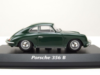 Porsche 356 B Coupe 1961 grün Modellauto 1:43 Maxichamps