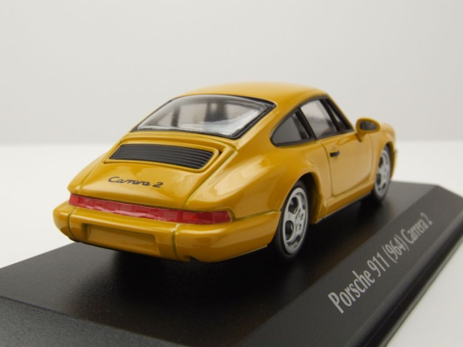Modellauto Porsche 911 Carrera 1989 gelb bei