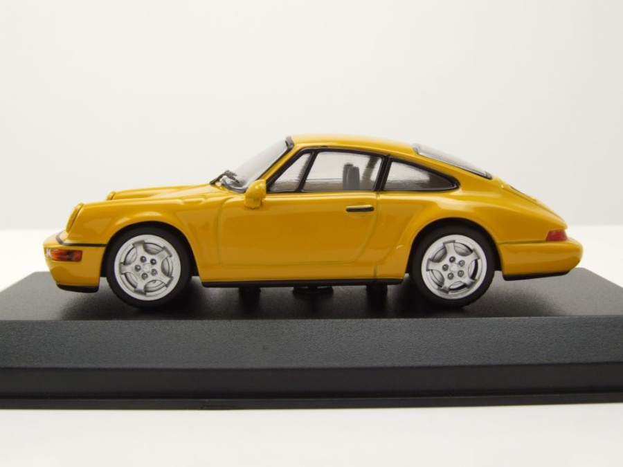 Modellauto Porsche 911 Carrera 1989 gelb bei