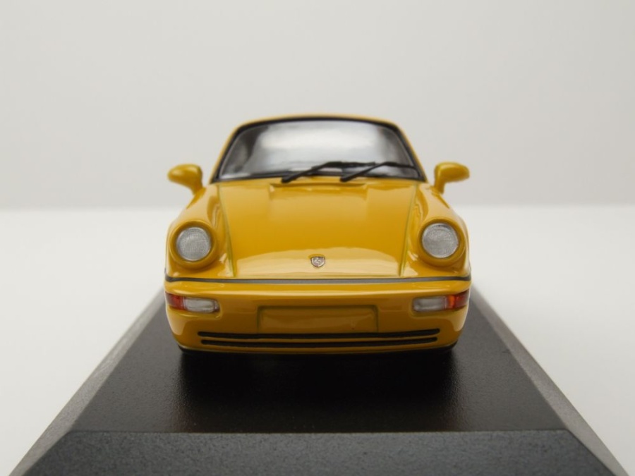 Modellauto Porsche 911 Carrera 1989 gelb bei