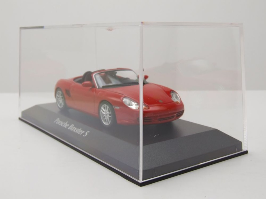 Minichamps 1/43 – Porsche Boxster S 2002 – Rouge – Réf 940062070 – Prévente