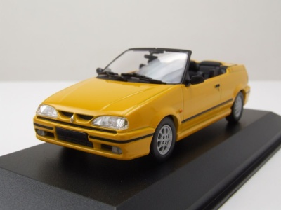 Renault 19 Cabrio 1992 gelb Modellauto 1:43 Maxichamps