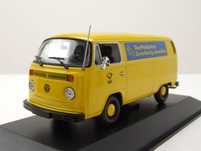 VW T2 Kasten Deutsche Bundespost 1972 gelb Modellauto 1:43 Maxichamps