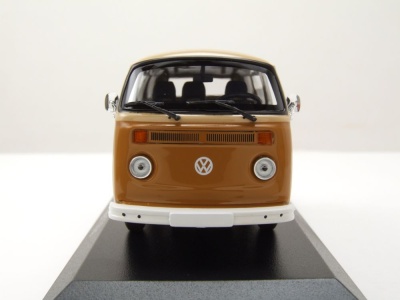VW T2 Bus 1972 beige braun Modellauto 1:43 Maxichamps