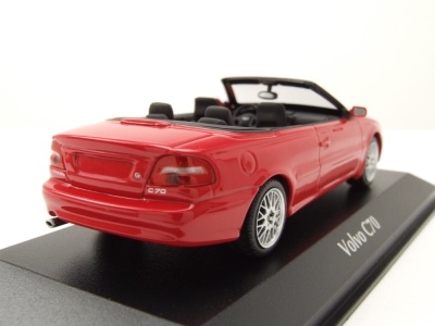 Volvo C 70 Cabrio 1998 rot Modellauto 1:43 Maxichamps