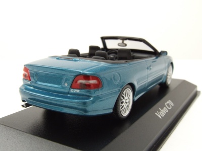 Volvo C 70 Cabrio 1998 blau metallic Modellauto 1:43...