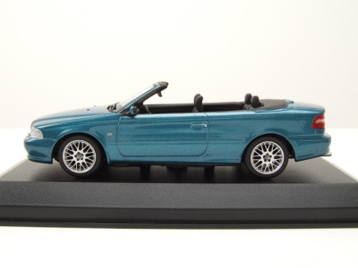 Volvo C 70 Cabrio 1998 blau metallic Modellauto 1:43 Maxichamps