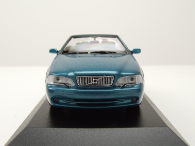 Volvo C 70 Cabrio 1998 blau metallic Modellauto 1:43 Maxichamps