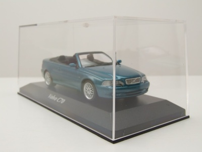 Volvo C 70 Cabrio 1998 blau metallic Modellauto 1:43 Maxichamps