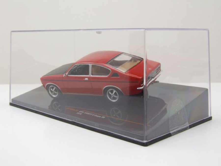 Modèle Réduit Brekina OPEL Kadett A Coupé 1/87 - Noire Et Rouge, Référence 20330 HO, Neuf