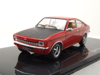 Opel Kadett C Coupe SR 1976 rot schwarz Modellauto 1:43 ixo models