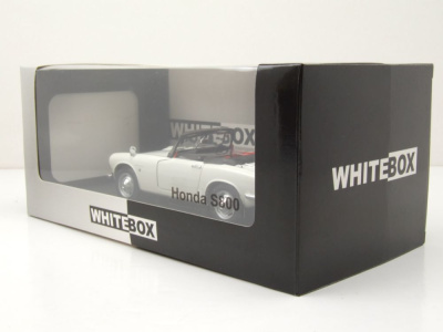 Honda S800 Cabrio 1966 weiß Modellauto 1:24 Whitebox