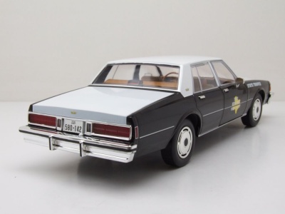 Chevrolet Caprice Texas Department Public Safety 1987 schwarz weiß Modellauto 1:18 Greenlight Collectibles