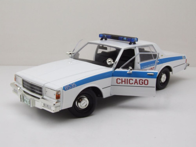 Chevrolet Caprice Chicago Police Department 1989 weiß Modellauto 1:18 Greenlight Collectibles