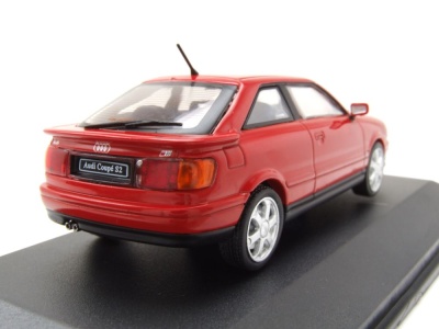 Audi S2 Coupe 1992 rot Modellauto 1:43 Solido