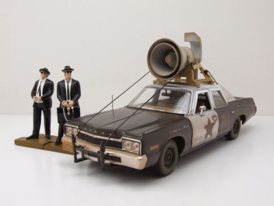 Dodge Monaco Bluesmobile 1974 schwarz weiß mit...