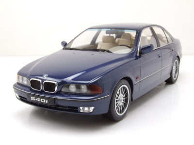 BMW 540i E39 1995 dunkelblau metallic Modellauto 1:18 KK...