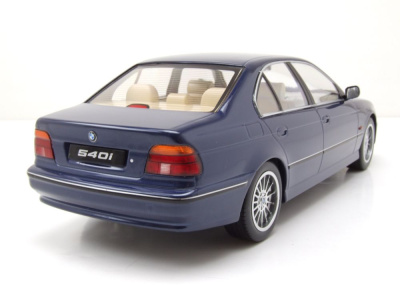 BMW 540i E39 1995 dunkelblau metallic Modellauto 1:18 KK...