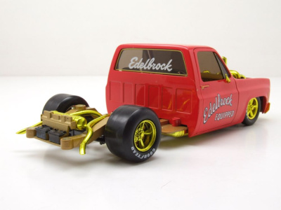 Chevrolet Chayenne Super C-10 Pick Up Edelbrock Equipped 1973 rot gold CHASE CAR Modellauto 1:24 M2 Machines