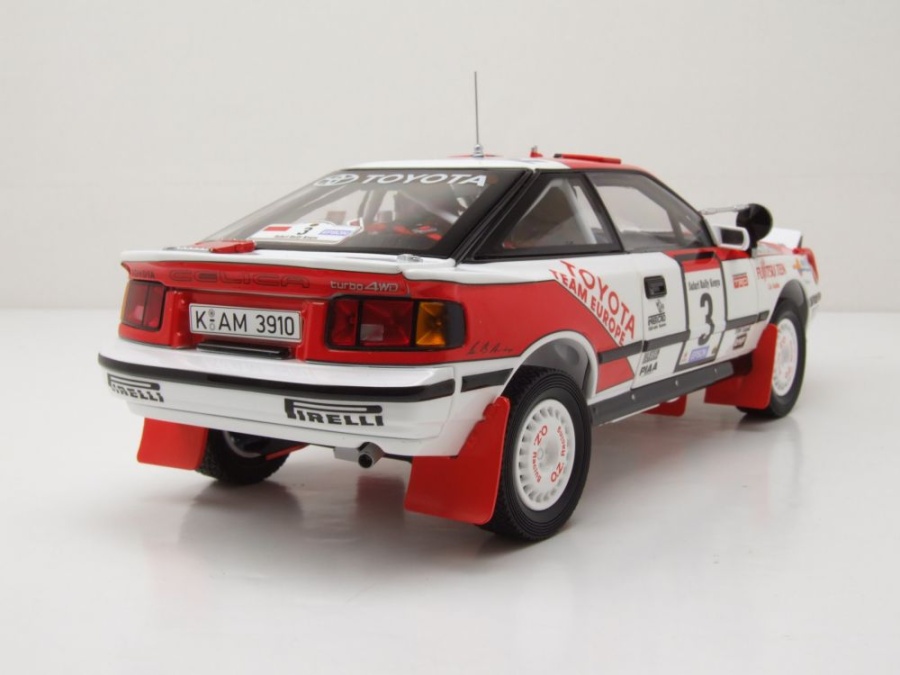Toyota #3 Safari 1990 Blanc Rouge Modèle 1:18 Kyosho