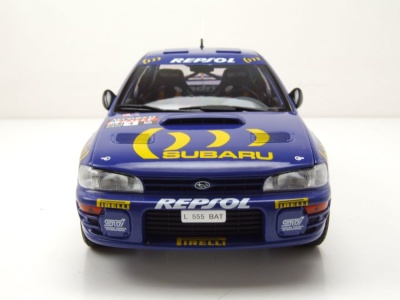 Subaru Impreza #4 Sieger RAC Rallye 1994 blau McRae Ringer Modellauto 1:18 Kyosho
