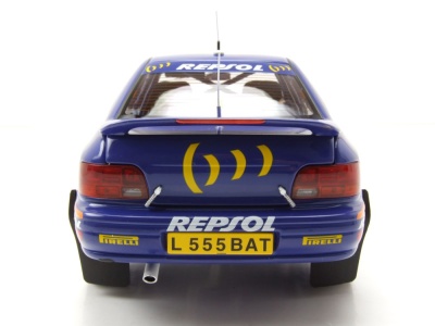 Subaru Impreza #4 Sieger RAC Rallye 1994 blau McRae Ringer Modellauto 1:18 Kyosho