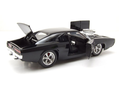 Dodge Charger R/T 1970 schwarz Fast & Furious Modellauto 1:24 Jada Toys
