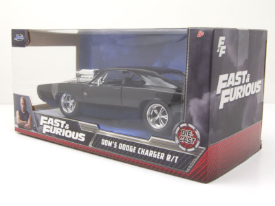 Dodge Charger R/T 1970 schwarz Fast & Furious Modellauto 1:24 Jada Toys