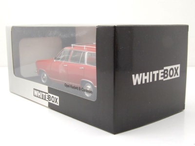 Opel Kadett B Caravan Kombi 1965 rot Modellauto 1:24 Whitebox