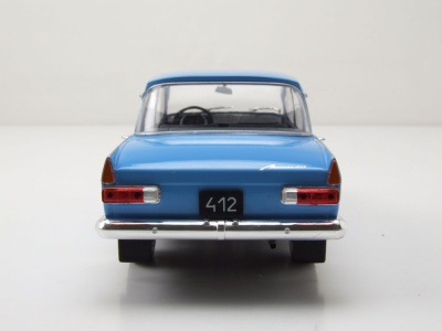 Moskwitsch 412 1970 hellblau Modellauto 1:24 Whitebox