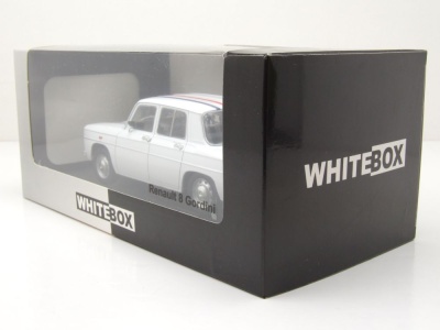 Renault 8 Gordini 1964 weiß Modellauto 1:24 Whitebox
