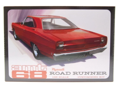 Plymouth Road Runner 1968 Kunststoffbausatz Modellauto...