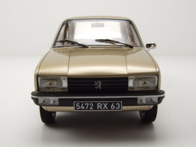 Peugeot 104 GR 1981 beige metallic Modellauto 1:18 Norev