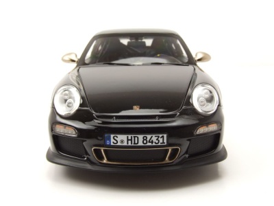 Porsche 911 GT3 RS 2009 schwarz gold Modellauto 1:18 Norev