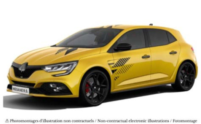 Renault Megane R.S. Ultime 2023 gelb Modellauto 1:18 Norev