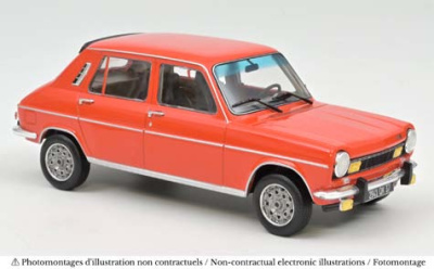 Simca 1100 TI 1974 rot Modellauto 1:18 Norev