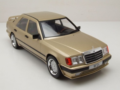 Mercedes W124 Tuning 1986 beige metallic Modellauto 1:18 MCG