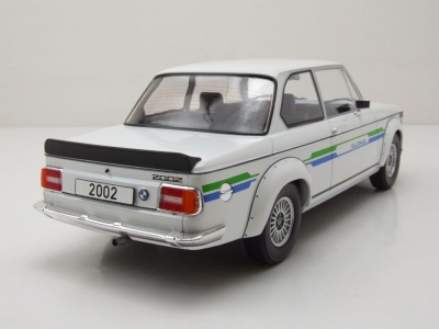 BMW 2002 Alpina 1973 weiß Dekor Modellauto 1:18 MCG