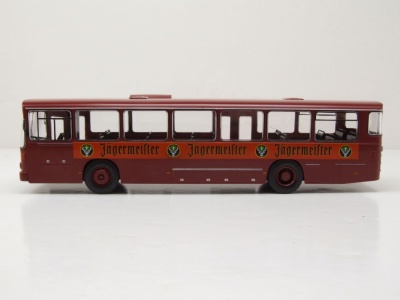 MAN SL 200 Bus DB Jägermeister 1975 dunkelrot Modellauto 1:43 Premium ClassiXXs
