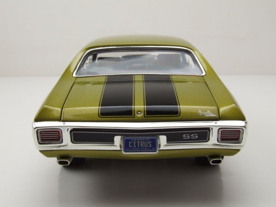 ミニカー ACME 1/18 1970 Chevrolet Chevelle SS 1:18 ACME 1970 Chevrolet Chevelle SS 454 LS6 Coupe Sunkist orange