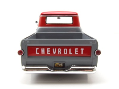 Chevrolet Apache Fleetside Pick Up Get Low 1958 grau rot Modellauto 1:24 Motormax