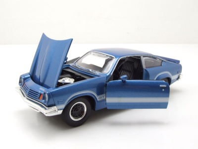 Chevrolet Vega GT 1974 blau Modellauto 1:24 Motormax