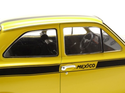 Ford Escort MK1 Mexico 1973 gelb Modellauto 1:18 MCG