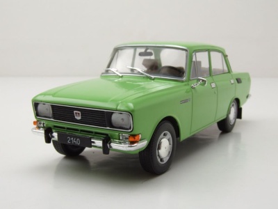 Moskwitsch 2140 1975 grün Modellauto 1:24 Whitebox