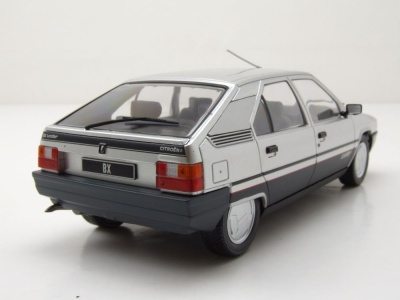 Citroen BX Leader 1985 silber Modellauto 1:24 Whitebox