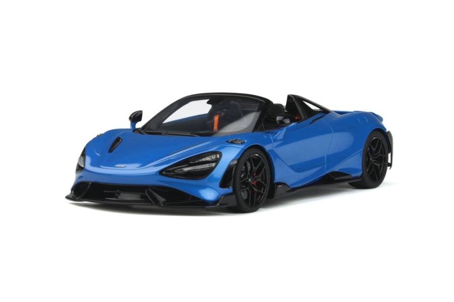 McLaren 765LT Spider 2021 blau Modellauto 1:18 GT Spirit